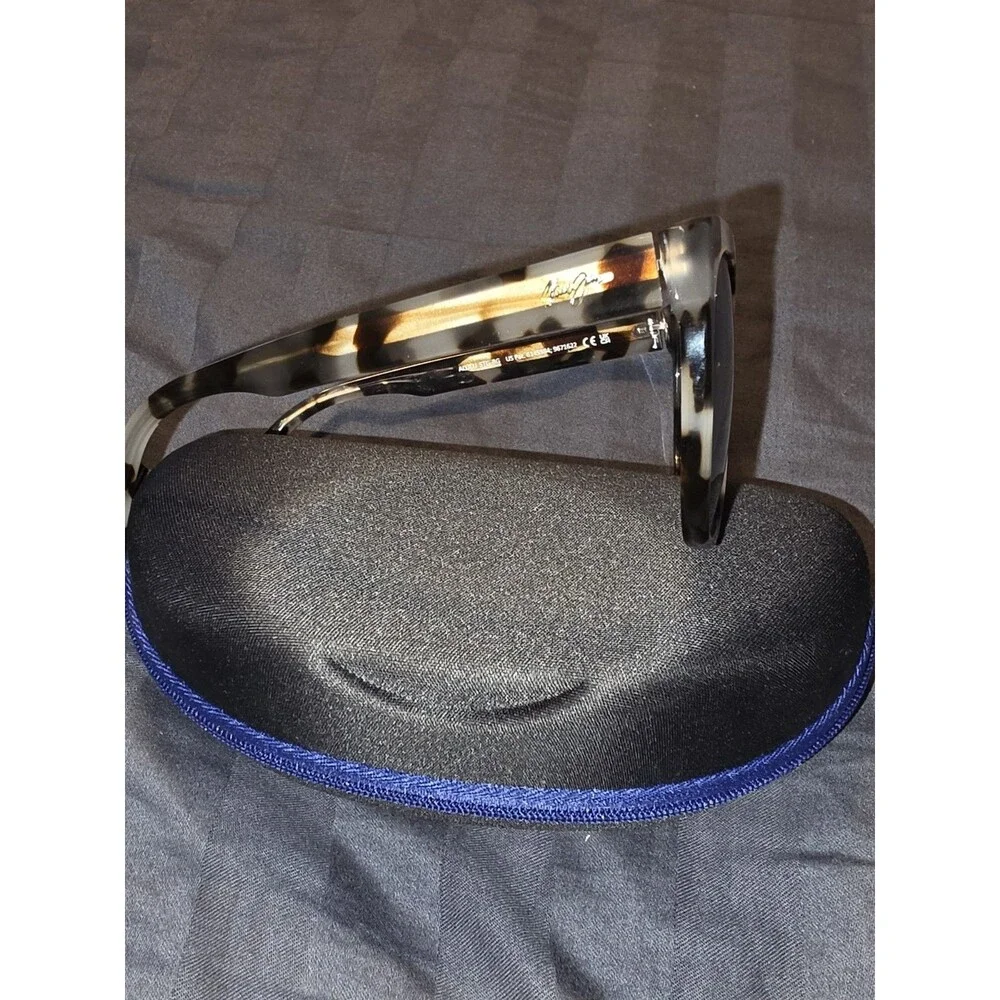 Maui Jim Alulu MJ 878 05 White Tokyo Tortoise Frame + Grey Polarized Lenses